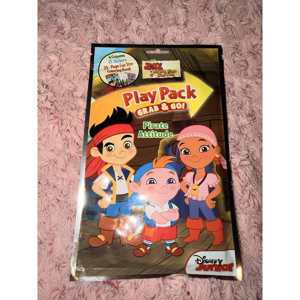 Disney Jake And The Neverland Pirates Pack Grab & Go Activity Coloring Pirates